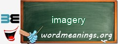 WordMeaning blackboard for imagery